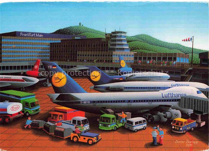 Flughafen Airport Aeroporto Frankfurt Rhein Main  Lufthansa