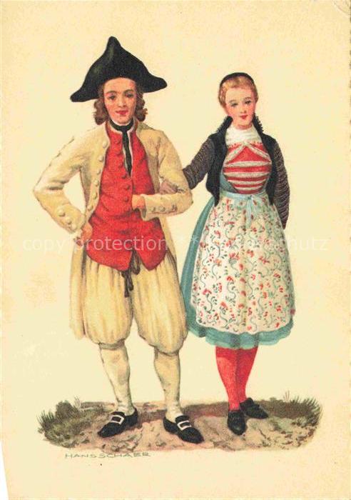 Trachten Schweiz Zuerich Hans Schaer