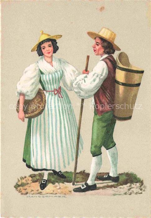 Trachten Schweiz Zuerich Hans Schaer