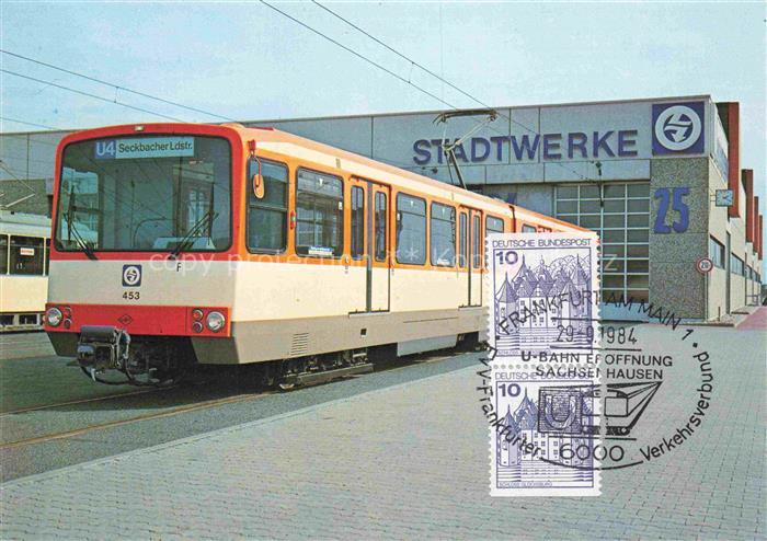 U-Bahn Subway Underground Metro Sachsenhausen Frankfurt Main