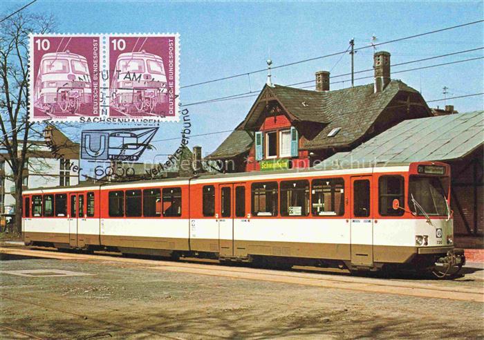 STRAssENBAHN Tramway-- Sachsenhausen Frankfurt Main