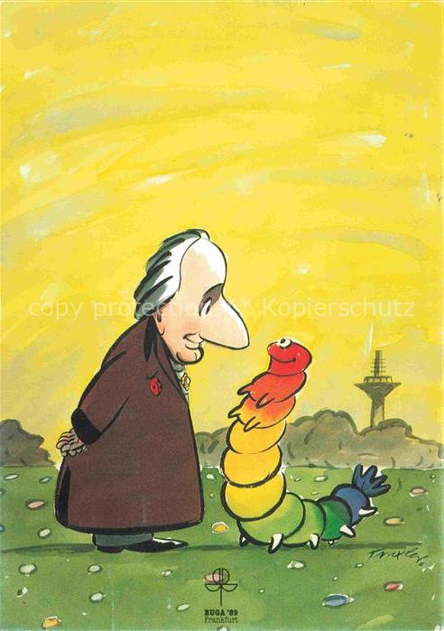 BUGA Bundesgartenschau Frankfurt Johan Wolfgang Goethe Wurm