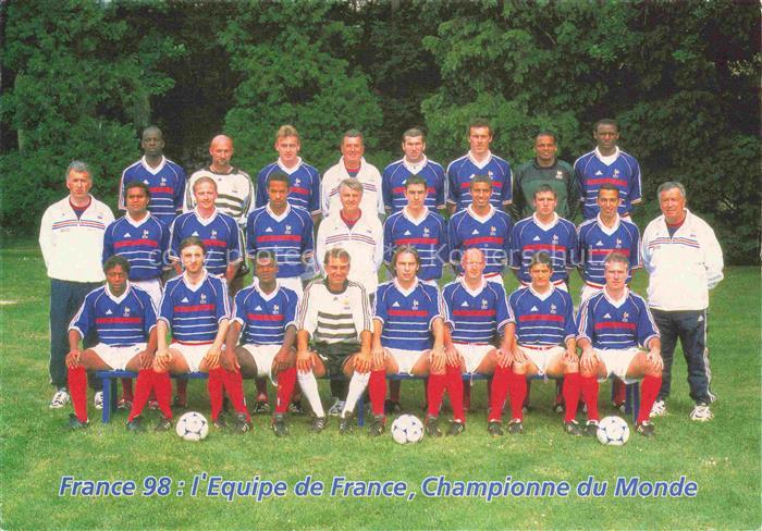 Fussball Soccer Football-- France Championne du Monde