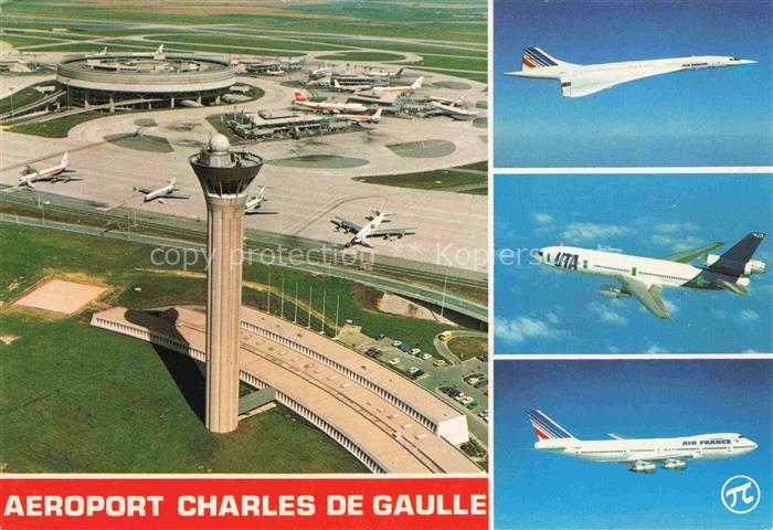 Flughafen Airport Aeroporto Roissy en France Charles de Gaulle Paris