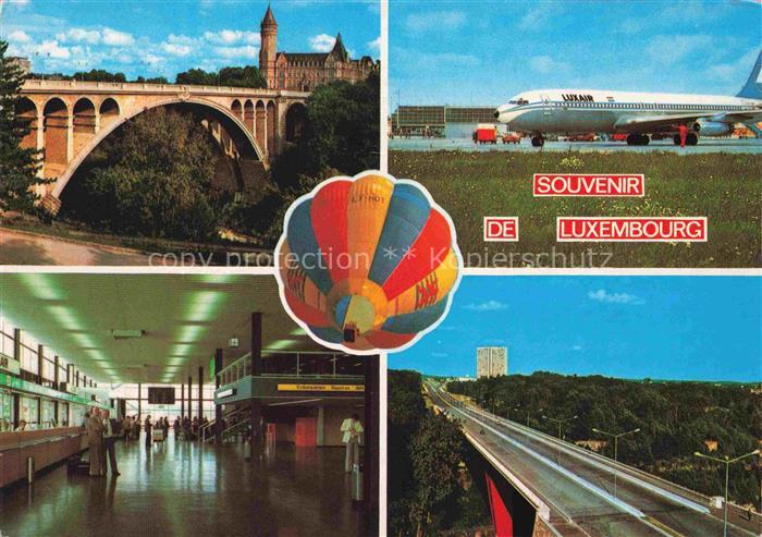 Flughafen Airport Aeroporto Luxembourg Luxair