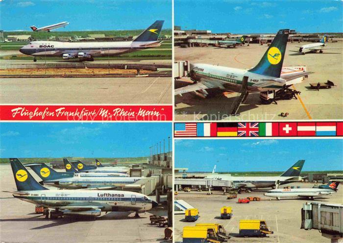 Flughafen Airport Aeroporto Frankfurt Main Rhein