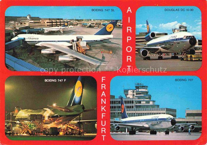 Flughafen Airport Aeroporto Frankfurt Main Lufthansa