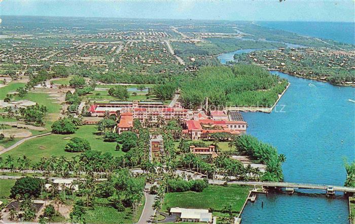 Boca Raton Florida USA The Boca Raton Club Aerial view