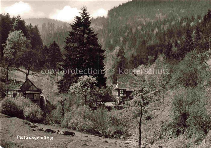 Loffenau Bad Herrenalb BW Waldrestaurant zur Plotzsaegemuehle