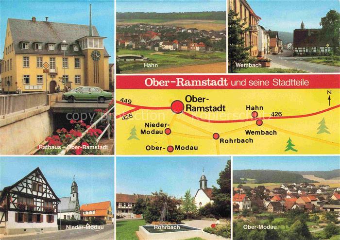 Ober-Ramstadt Oberramstadt Muehltal DARMSTADT Rathaus Hahn Wembach Nieder Modau