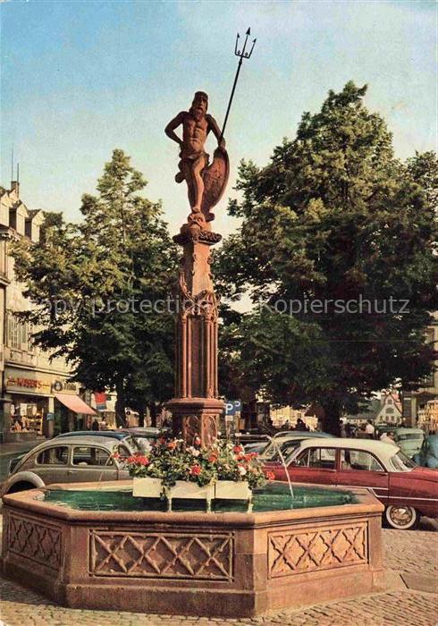 OFFENBURG Offenbourg Neptunbrunnen