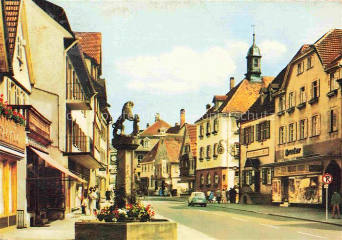 Oberkirch Baden Hauptstrasse Loewenbrunnen