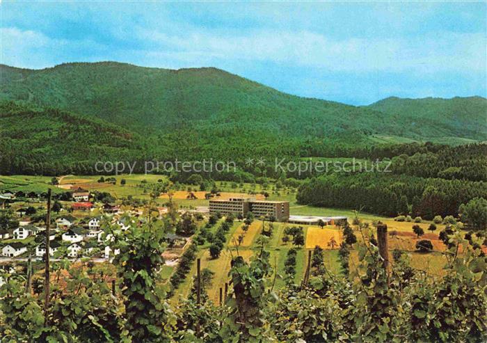 Durbach Schwarzwald Offenburg Panorama Staufenburg-Klinik Schwarzwald
