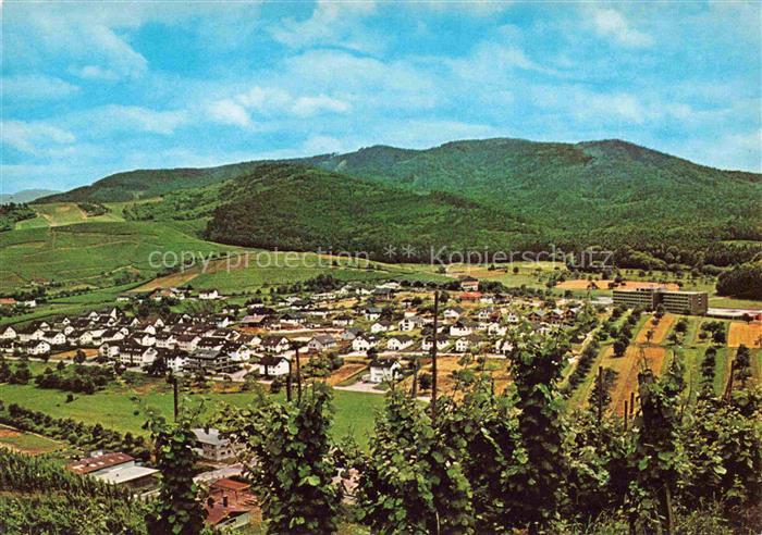 Durbach Schwarzwald Offenburg Panorama OT Auf der Alm mit Staufenburg-Kurklinik