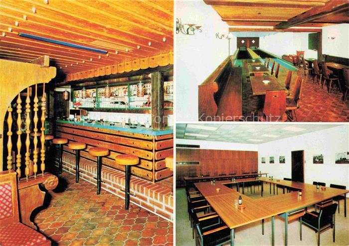 oedsbach Oberkirch BW Hotel Pension Gruener Baum Gastraum Theke Konferenzraum Ke