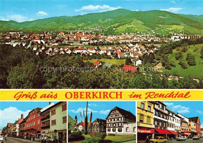 Oberkirch Baden Panorama Renchtal Schwarzwald Motive Stadtzentrum