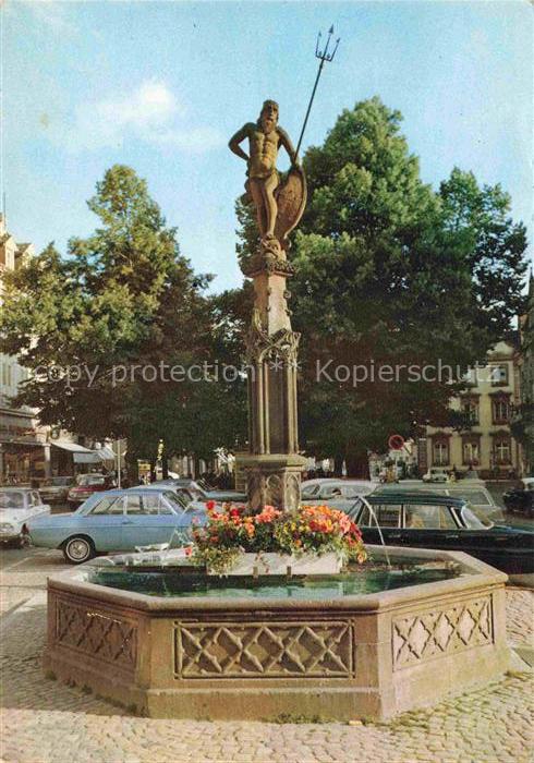 OFFENBURG Offenbourg Neptunbrunnen
