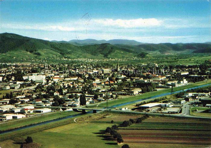 OFFENBURG Offenbourg Panorama Blick zum Schwarzwald