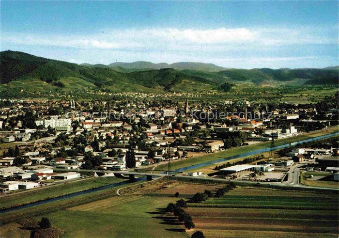 OFFENBURG Offenbourg Panorama Blick zum Schwarzwald