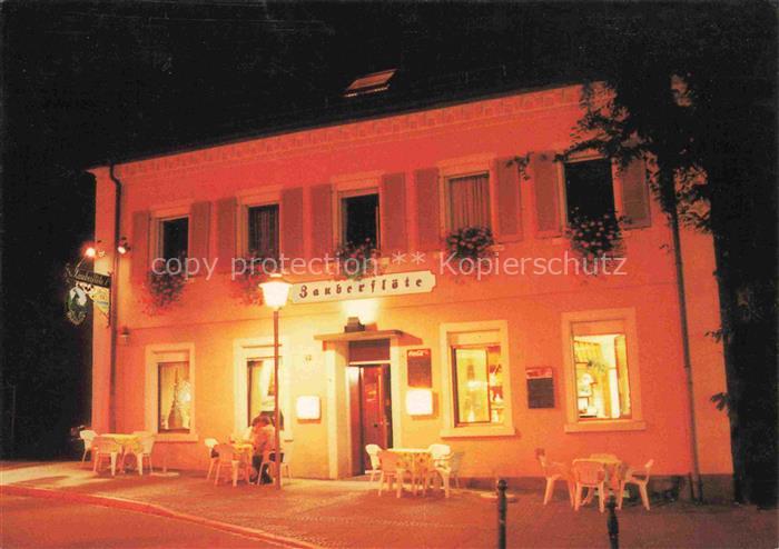 OFFENBURG Offenbourg Gasthaus Zauberfloete Nachtaufnahme
