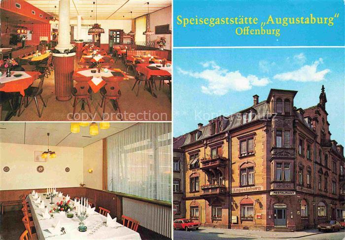 OFFENBURG Offenbourg Gaststaette Augustaburg Restaurant