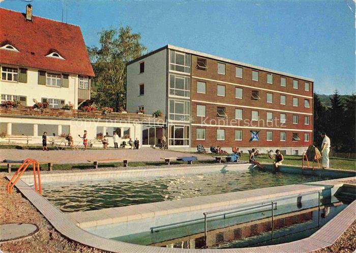 Sasbachwalden Achern Ortenaukreis BW Sanatorium Dr. Wagner Swimming Pool Wasser