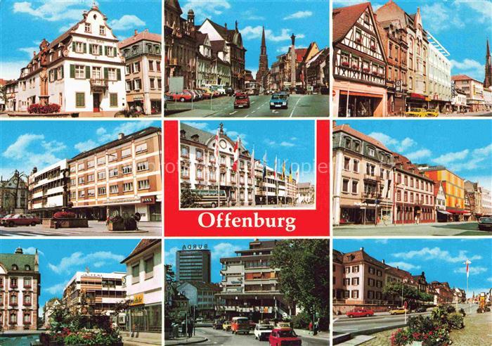 OFFENBURG Offenbourg Motive Stadtzentrum