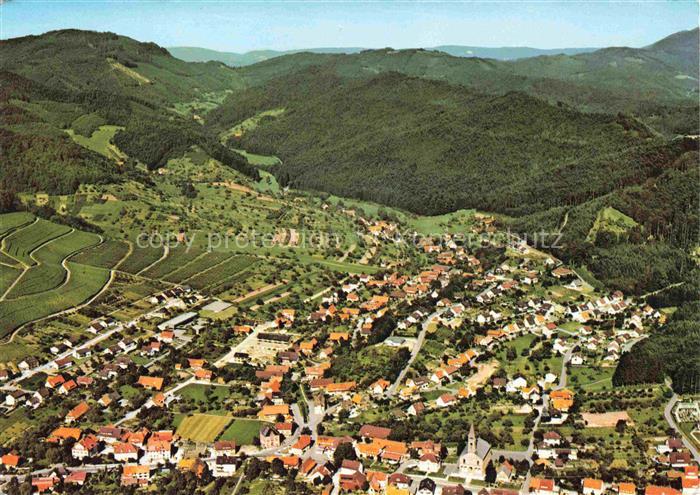 Ohlsbach Kinzigtal BW Fliegeraufnahme