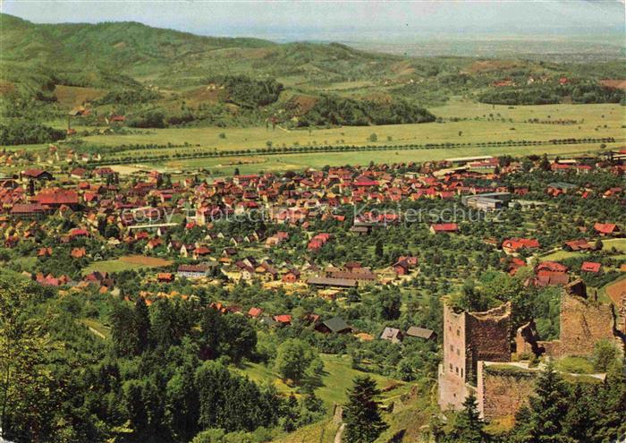 Oberkirch Baden Panorama mit Schauenburg