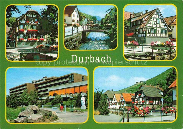 Durbach Schwarzwald Offenburg Teilansichten Wein- und Erholungsort an der Badisc