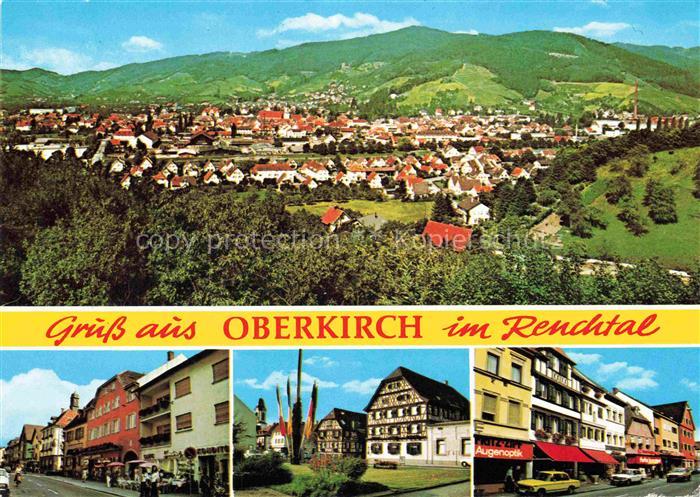 Oberkirch Baden Panorama Renchtal Schwarzwald Motive Stadtzentrum