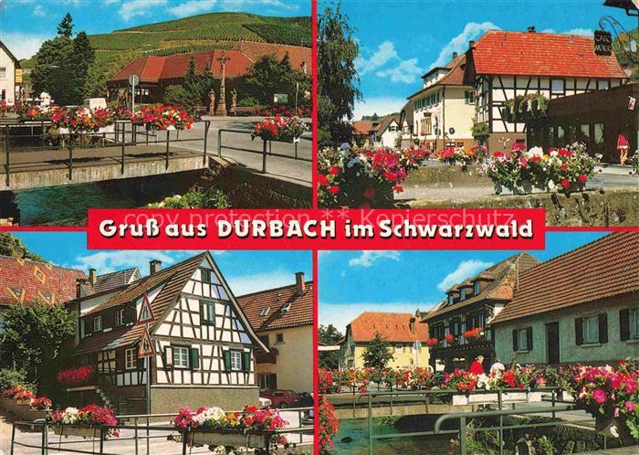 Durbach Schwarzwald Offenburg Motive Stadtzentrum Wein- und Erholungsort Blumens