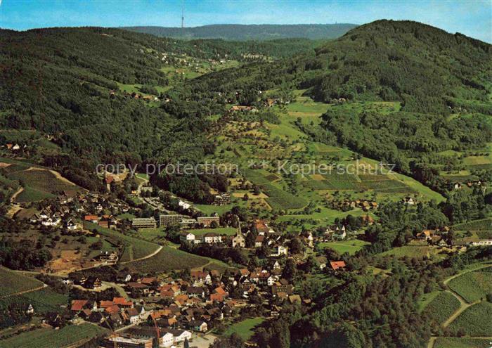 Sasbachwalden Achern Ortenaukreis BW Panorama Blumen- und Weinort Schwarzwald