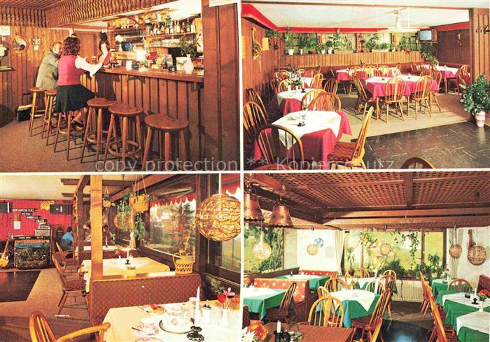 Sasbachwalden Achern Ortenaukreis BW Restaurant Hohenrode Gastraeume Bar