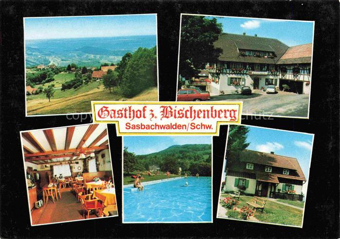 Sasbachwalden Achern Ortenaukreis BW Gasthof zum Bischenberg Gastraum Schwimmba