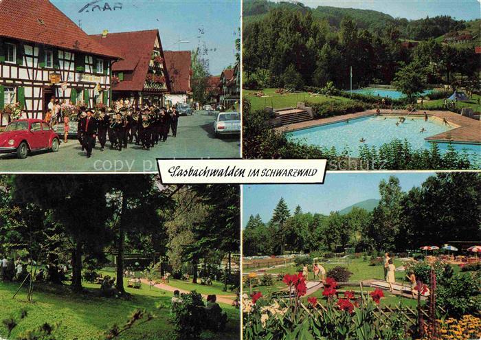 Sasbachwalden Achern Ortenaukreis BW Musikzug Schwimmbad Park Minigolfanlage