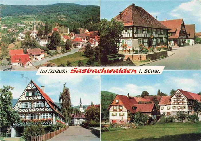 Sasbachwalden Achern Ortenaukreis BW Panorama Ortspartien