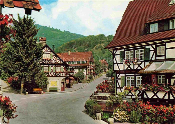 Sasbachwalden Achern Ortenaukreis BW Ortspartie