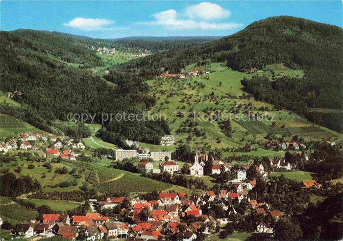 Sasbachwalden Achern Ortenaukreis BW Fliegeraufnahme