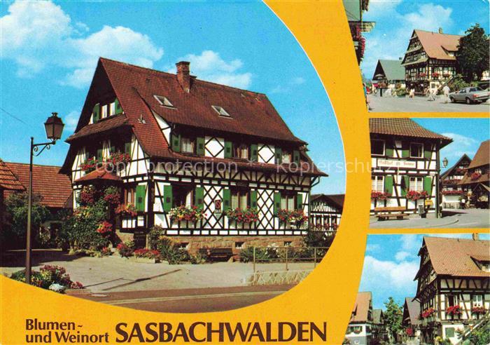 Sasbachwalden Achern Ortenaukreis BW Fachwerkhaus Ortsmotive