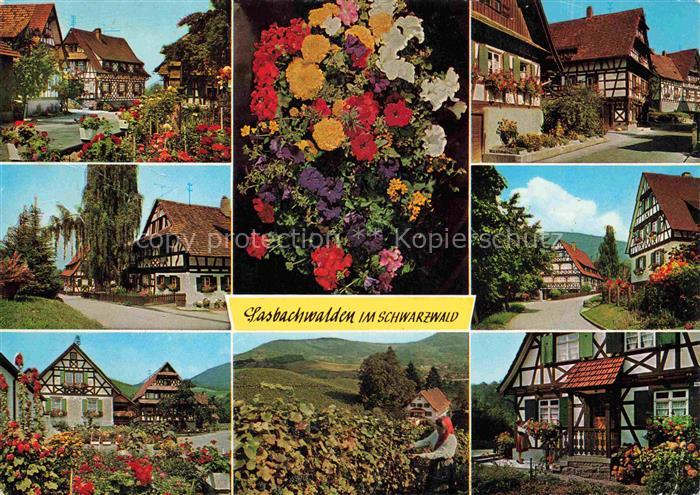 Sasbachwalden Achern Ortenaukreis BW Ortspartien Motive