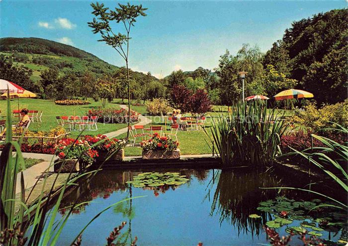 Sasbachwalden Achern Ortenaukreis BW Hotel Cafe Fallert Park Weiher