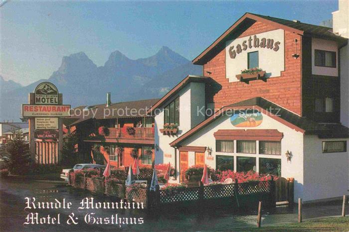 Canmore Alberta Canada Rundle Mountain Motel und Gasthaus