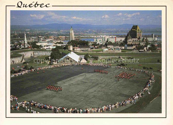 QUEBEC-City Canada Citadelle Aerial view