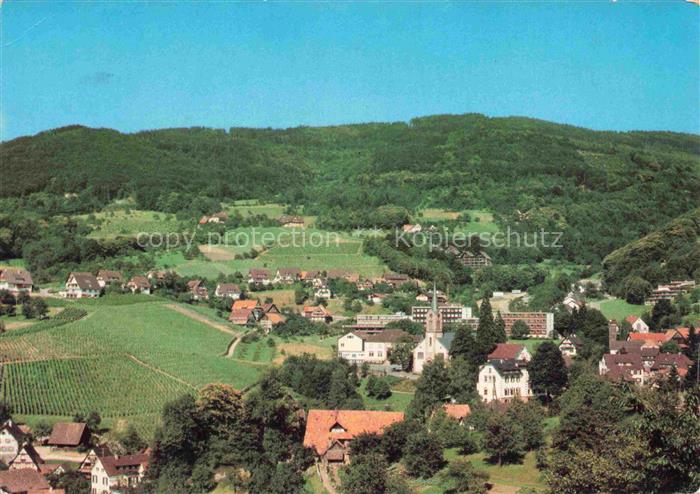 Sasbachwalden Achern Ortenaukreis BW Fliegeraufnahme