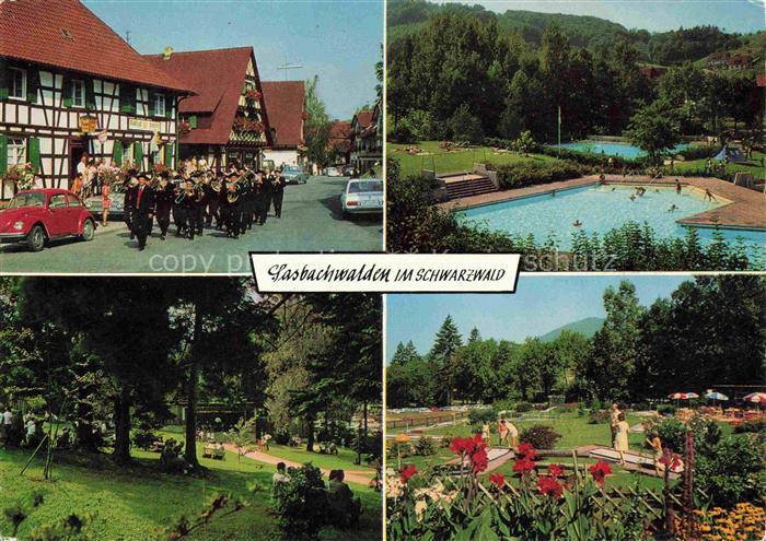 Sasbachwalden Achern Ortenaukreis BW Musikzug Schwimmbad Park Minigolf
