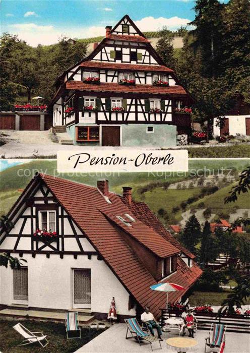 Sasbachwalden Achern Ortenaukreis BW Pension Oberle Terrasse