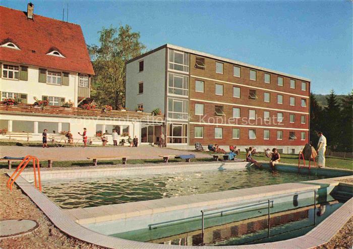 Sasbachwalden Achern Ortenaukreis BW Sanatorium Dr Wagner Schwimmbad