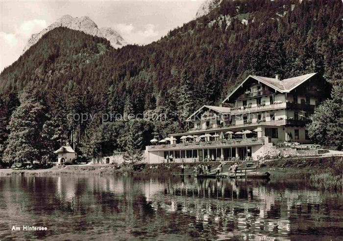 BERCHTESGADEN Bayern Seehotel Gamsbock am Hintersee