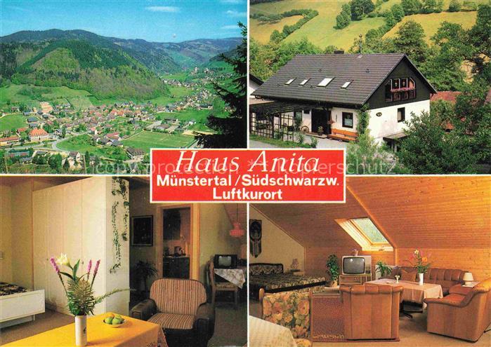 Muenstertal  Schwarzwald Panorama Haus Anita Appartements